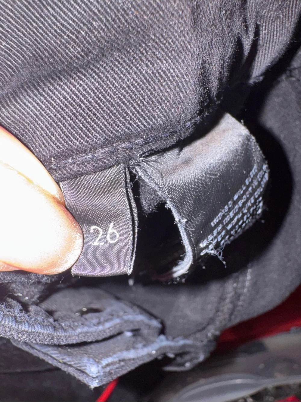 J Brand Black Velvet- Like Pants 7.1M